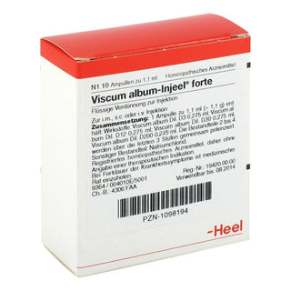 Viscum album Injeel forte ampolas 10 x 1,1 ml