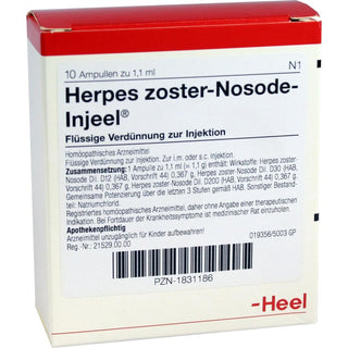 Herpes zoster Nosode Injeel ampolas 10 x 1,1 ml