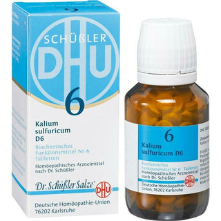 Sal de Schüssler Nr. 6 Kalium sulfuricum D6 comprimidos 200 unidades