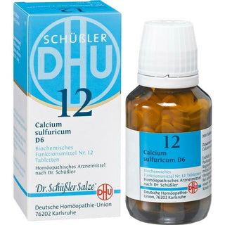 Sal de Schüssler Nr. 12 Calcium sulfuricum D6 comprimidos 200 unidades