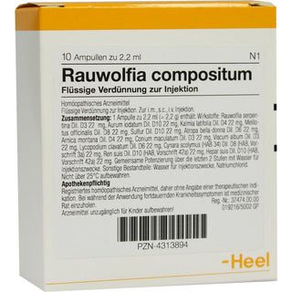 Rauwolfia compositum ampolas 10 unidades
