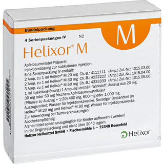 Helixor M Serienpackung IV ampolas 4 x 7