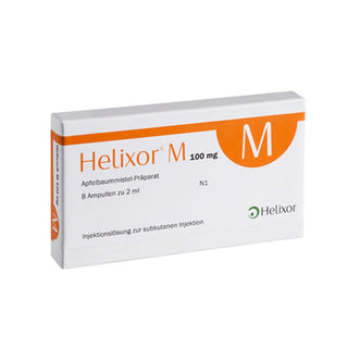 Helixor M 100 mg ampolas 8 unidades