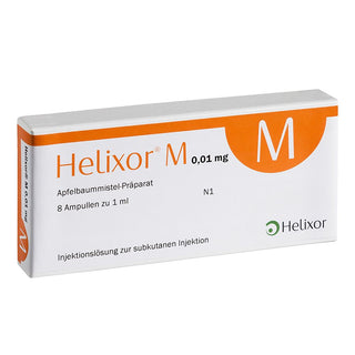 Helixor M 0,01 mg ampolas 8 unidades