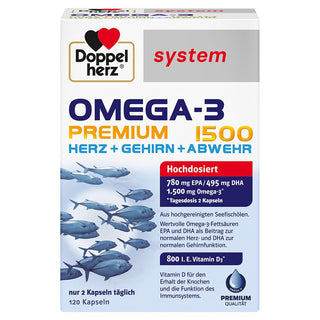 Doppelherz system Omega-3 Premium 120 cápsulas