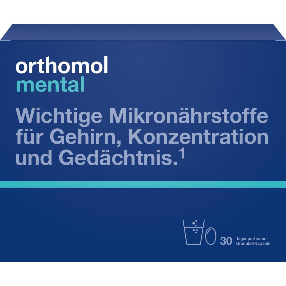 Orthomol Mental granulado e cápsulas 30 porções