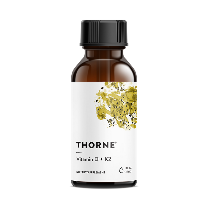 Thorne Vitamin D + K2 líquido gotas 30 ml