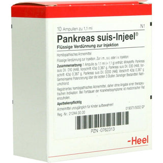 Pankreas suis Injeel ampolas 10 x 1,1 ml