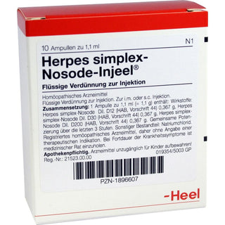 Herpes simplex Nosode Injeel ampolas 10 x 1,1 ml