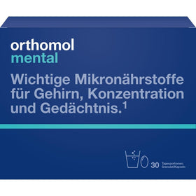 Orthomol Mental granulado e cápsulas 30 porções