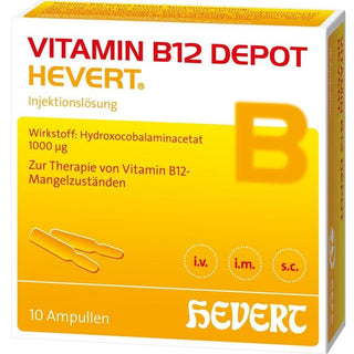 Vitamin B12 Depot Hevert 1000 µg ampolas 10 x 2 ml