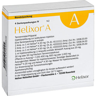 Helixor A Serienpackung IV ampolas 4 x 7
