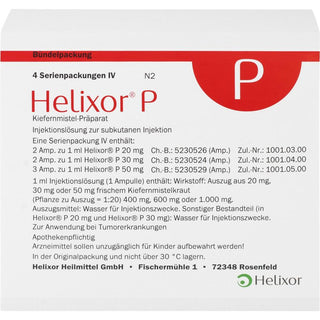Helixor P Serienpackung IV ampolas 4 x 7