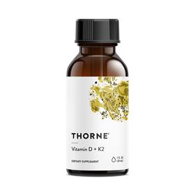 Thorne Vitamin D + K2 líquido gotas 30 ml