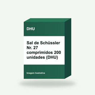 Sal de Schüssler Nr. 27 comprimidos 200 unidades (DHU) (imagem ilustrativa)